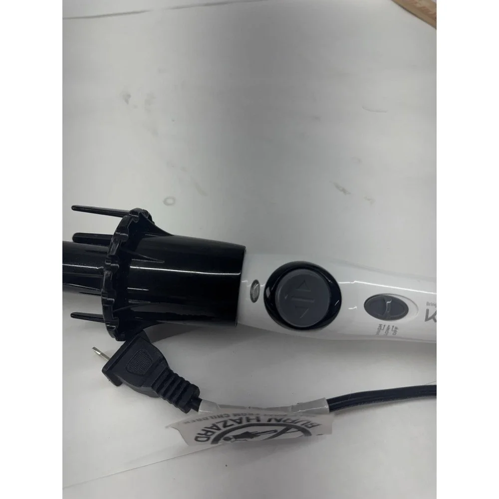 Kiss Instawave Automatic Curling Iron Rotating Curl Wand Ceramic New No box